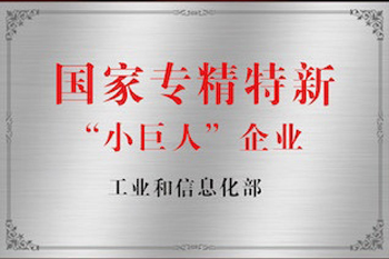 國家專精特新“小巨人”企業